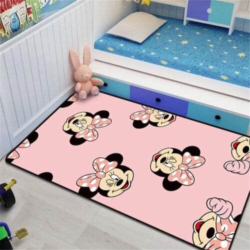 Disney Mickey Baby Play Mat 80x160cm Children Game Mat Carpet Bedroom Kitchen Carpet Indoor Bathroom Mat Play Mat Baby Gym