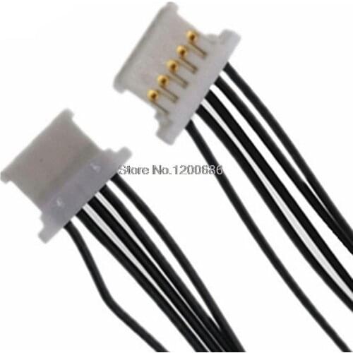 150MM 2P/3P/4P/5P/6 Pin MX1.25 51146 511460800 1.25mm 1.25mm Pitch PanelMate Female Double Connector with Wire 28 AWG 51146-0500