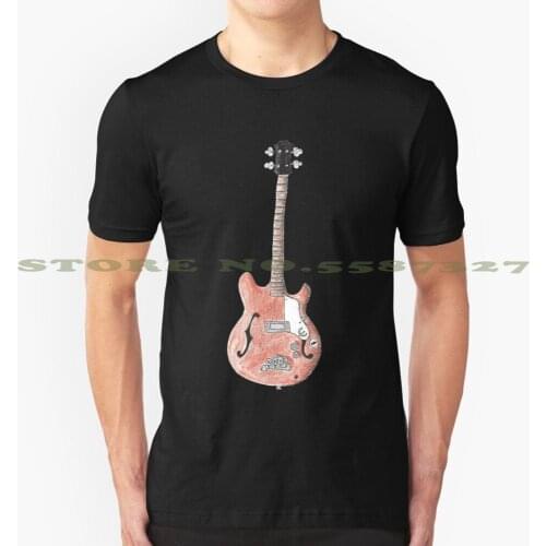 Epiphone Jack Cassidy Bass Guitar By Jorma Krauss Cool Design Trendy T-Shirt Tee Bass Guitar Rock Epiphone Squire Music Violin