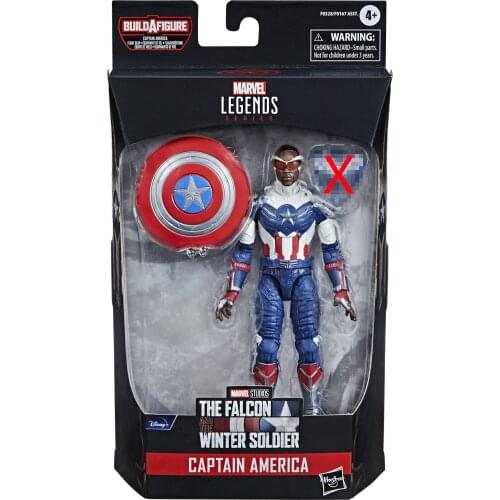 Hasbro Marvel Legends Series 6inch Captain America Sam Wilson Action Figure Collection Model Boy Gift Toys for Kids Age 4 and Up