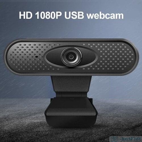 Full HD 1080P Webcam USB Pc Computer Camera with Microphone Driver-free Video Webcam for Online Teaching Live Broadcast