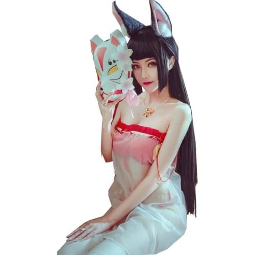 Game Azur Lane Battleship Nagato Cosplay Costume Sexy Pajamas Bikini Nightgown Sleepwear Halloween Carnival Unifroms gift ears