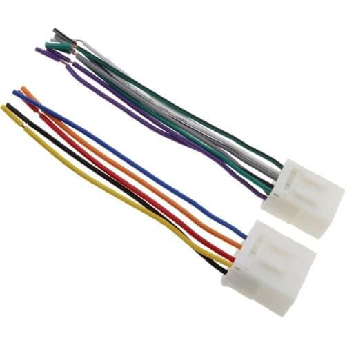 Car Radio Install CD Player Wiring Harness Cable for Mazda 323 626 MX3 MX5