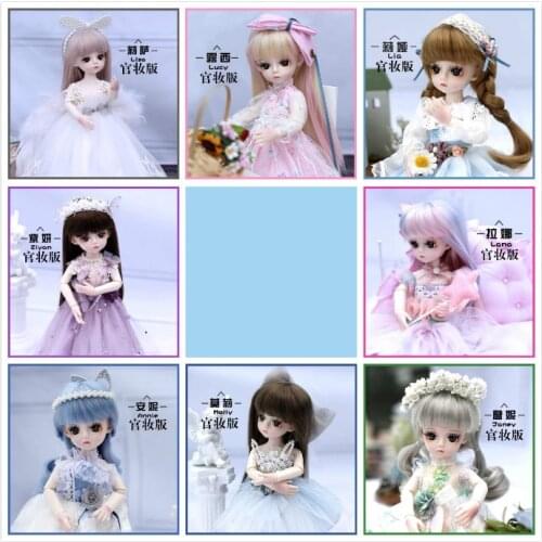 1/6 BJD Doris dolls 12inch ball jointed movable girl doll 30cm selling with dress,wigs