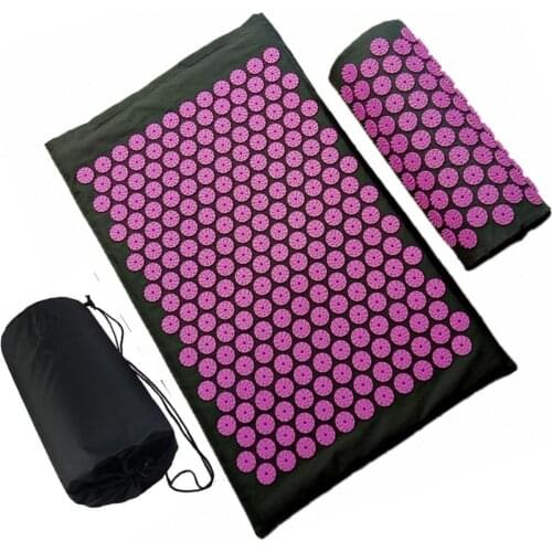 Massager Yoga Acupressure Cushion Relieve Stress Back Body Pain Spike Mat Acupuncture Mat/Pillow
