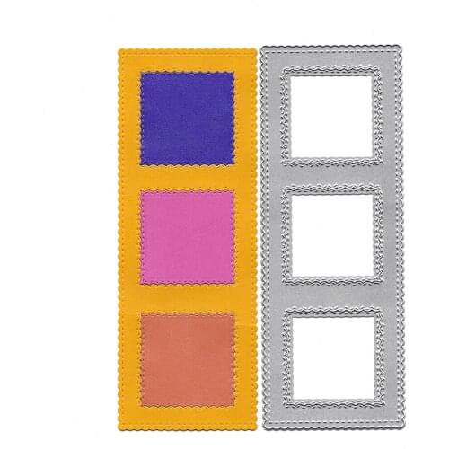 Metal Cutting Dies Scrapbooking DIY Makeup Box Steel Embossing Die Cut Album Decor Crafts Card Making Troqueles Nuevos 2021