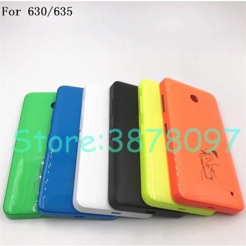 New Colorful Matte Battery Door Back Cover Housing Case For Nokia Lumia 630 635 With Power Volume Buttons
