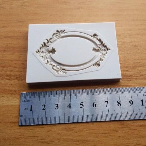 New Arrival Frame Shape Silicone Embossing Mold, Cake Decorative Tool, Chocolate Candy Mold, Kitchen Accessories SQ17117