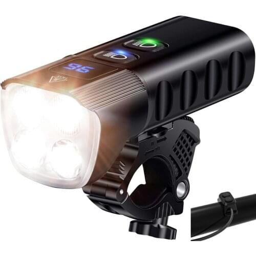 Practical 2000 Lumens USB Rechargeable Bicycle Front Light With IP65 Waterproof And 13 Lighting Modes Bicycle Light