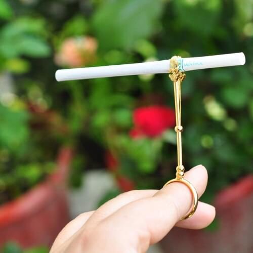 Hand Design Metal Ring Cigarette Holder Finger Rack Adjustable Clip For Assorted Cigarettes Universal smoking Accessories