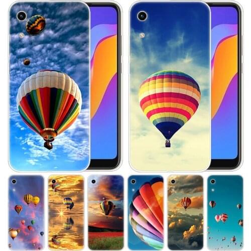 Luxury Silicone Case Hot air balloon Sunset sky up for Huawei Honor 9X 8A 7A 20 Pro 7X 8X 7S 8S 8 9 10 Lite View 20 20i 10i Play