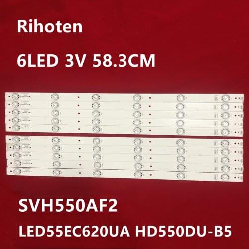 Led backlight for LED55EC620UA strip SVH550AF2_6LED_REV02_150410 lcd screen HD550DU-B5