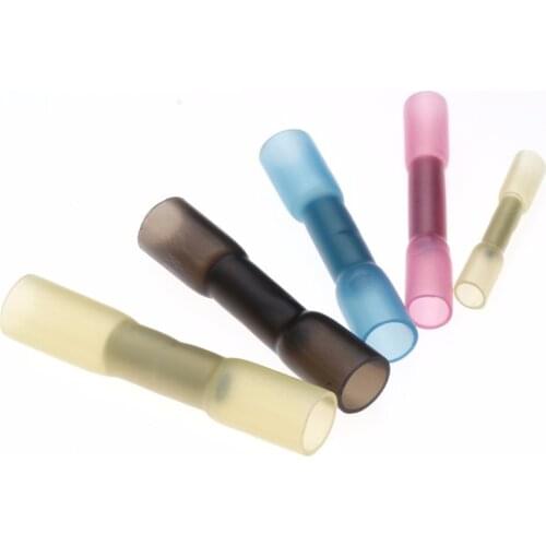 20/30/50PCS Heat Shrink Butt Wire Connectors Waterproof Solder Seal Heat Shrink Terminals Electrical Crimp Terminals