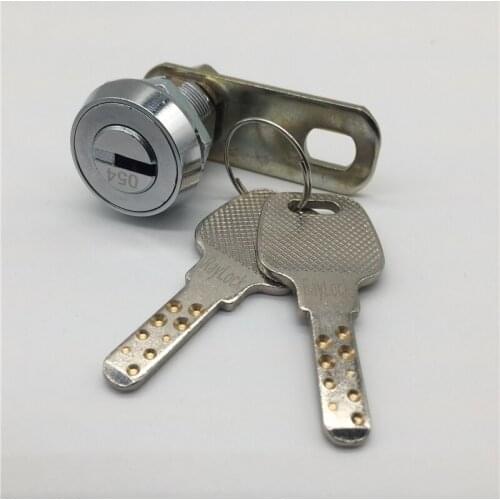 Keyed differently ∅19 dimple key cabinet lock for banking automatic terminal machines