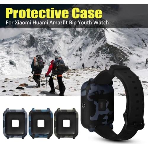 Smart Watch Protector Case Skin-Friendly Frame Soft PC Case Cover Protect Case For Xiaomi Huami Amazfit Bip Youth Watch