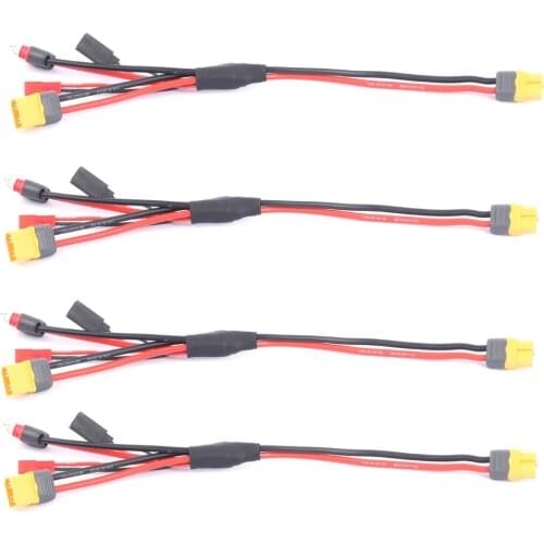 4in1 / 5in1 XT60 Plug Charger Connector to XT60 JST T Futaba XT90 Plug Wire Cable for ISDT Hota Toolkit RC Chargers