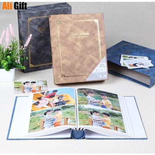 4D Large 6-inch Intert Photo Album 200 Pages Scrapbook Paper Baby Family Scrapbook Albums Wedding Foto Album Scrapbooking Album
