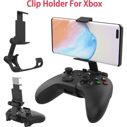 Mobile Cell Phone Stand For Xbox Series X Controller Mount HandGrip For Xbox One Gamepad For Samsung S9 S8 Clip Holder Game Acc