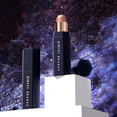 QIBEST Face Highlighter Stick Makeup Glow Face Concealer Contour Bronzer 3D Make Up Corrector Contour Stick Illuminator Cosmetic