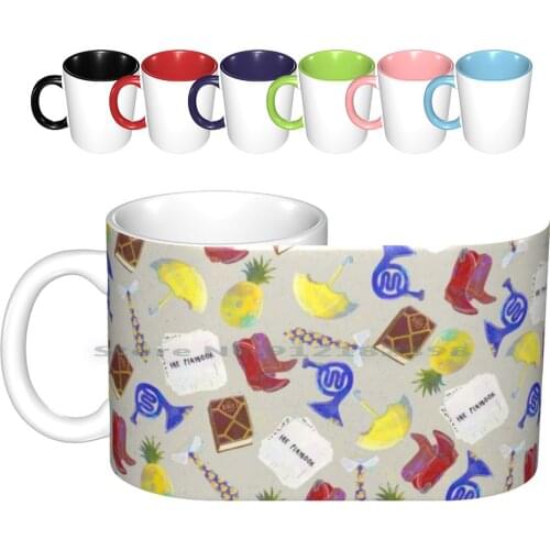 Himym Icons Ceramic Mugs Coffee Cups Milk Tea Mug How I Met Your Mother Himym Tv Series Tv Show Fandom Fanart Blue French Horn