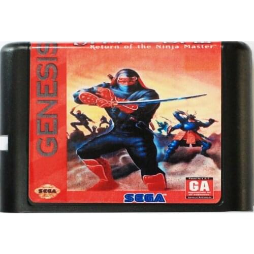 Shinobi 3 - Shinobi Revenge Of The Ninja Master 3 16 bit MD Game Card For Sega Mega Drive For SEGA Genesis