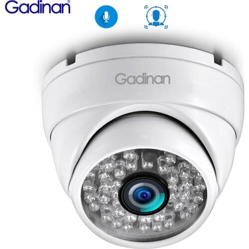 Gadinan IP Camera SONY IMX307 3MP 1080P H.265AI Anti Vandal Dome Camera 720P Outdoor Indoor Surveillance ONVIF 2.0 48V PoE CCTV