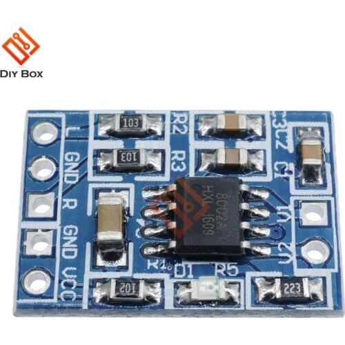 Mini HXJ8002 Mono Amplifier Board module BTL Audio Power Sound Voice AMP Board 2.0-5.5V amplifier for speakers volume control