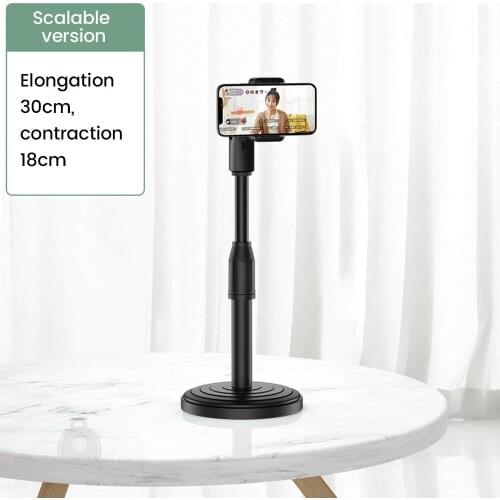 Mobile Phone Stand For Phone Retractable Holder Desk Table Clip Bracket Table Holder For Live Broadcast Multi-function support