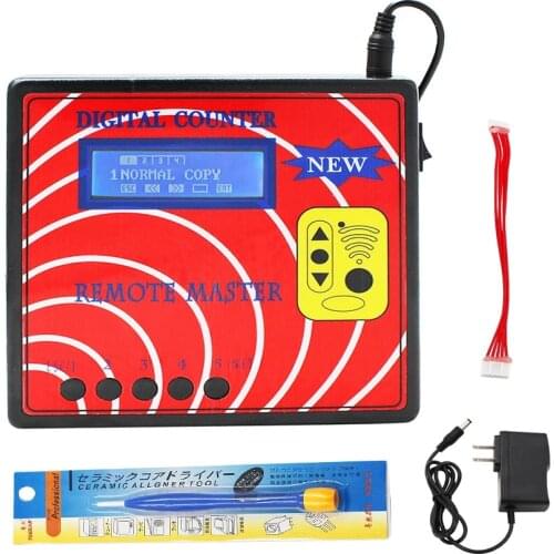 New Digital Counter Remote Master Frequency Tester Key Programmer Fixed/Rolling Copier/Master Regenerate RF Remote Controller