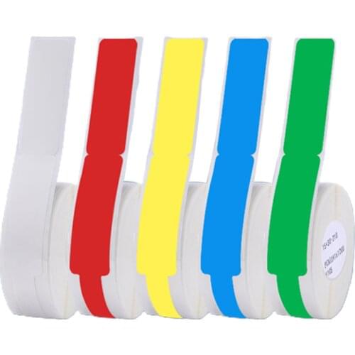 D11/D61 Cable Label Printing Sticker Single Row Telecommunication Networks Cable Labels Paper Wiring Accessories LBS