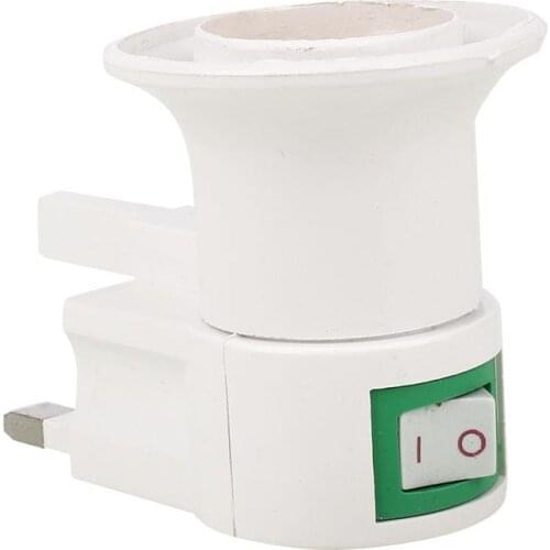 Bulb Converter Bulb Adapter E27 UK Plug Control Switch Lamp Holder Socket Accessory Replacement Premium LED Light
