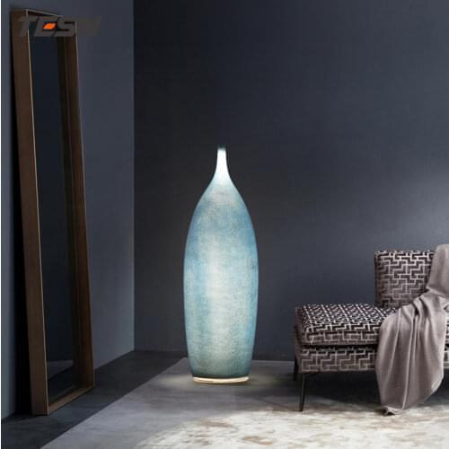 Light luxury floor lamp ins wind minimalist net red living room sofa side lamp art lobby office Nordic bedroom lamp