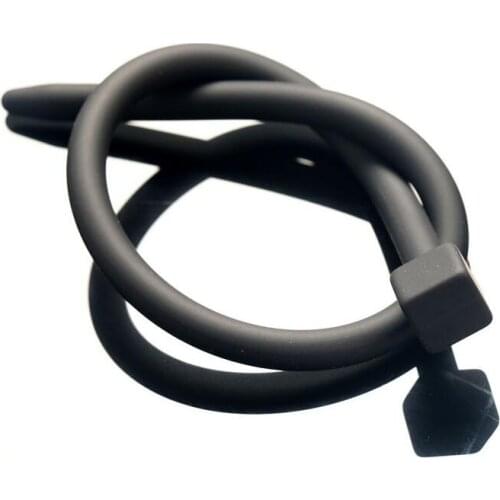 35CM Long Male Silicone Urethral Sounding Stretching Dilator Horse Eye Stimulate Silicone Urinary Catheterization 6 size A232