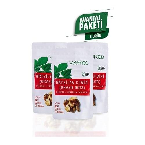 Wefood Brazil Coconut 80 g 3'lü