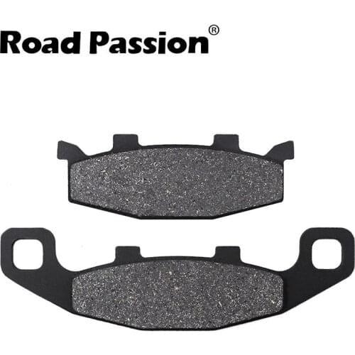 Road Passion Motorcycle Rear Brake Pads For KAWASAKI ZX600C Ninja 600 R GPX600R (ZX 600 C) 1988-1996 ZR 750 ZR750 C/D 1991-1998