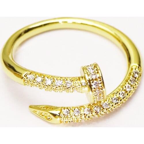 10 Pcs Zirconia Metal Gold color rings Open rings jewelry Rings jewelry rings Gift for women jewelry Gift 51333