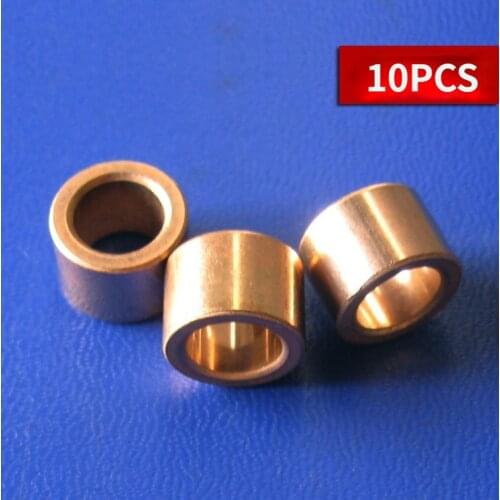10PCS Copper Base Oil Bearing Inner Diameter 8X12.1X8.5mm Copper Sleeve DIY Accessories