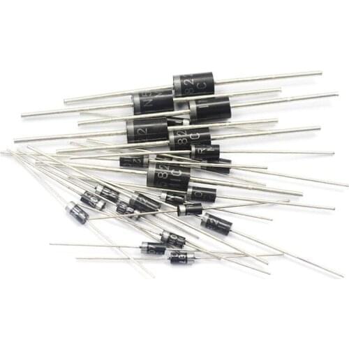 100PCS 1N5817 1N5819 1N5399 1N4937 1N4004 Schottky Rectifier Diode 1N4001 1N4007 UF4007 HER107 FR207 FR157 FR107 RL207 DO-41