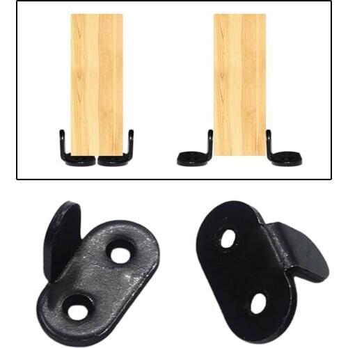 2pcs Barn Door Floor Guide,Wall Mounted Stay Roller Guides Adjustable Bottom Floor Guide for All Sliding Barn Door Hardware