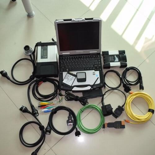 Best diagnostic-tool sd connect mb star c5 for bmw icom next 1tb ssd software in cf-30 toughbook 2in1 scanner