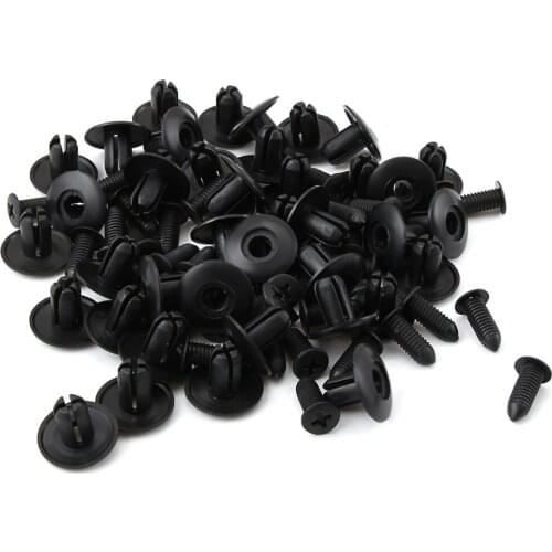 40Pcs 8mm Car Bumper Fastener Clips for Kia Sportage Rio Forte Sorento Soul K2 K3 K4 K5 K9 Cadenza Grand Carnival