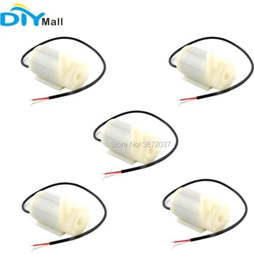 5pcs/lot DC 3V 4.5V DIY Mini Water Submersible Pump Motor 100L/H