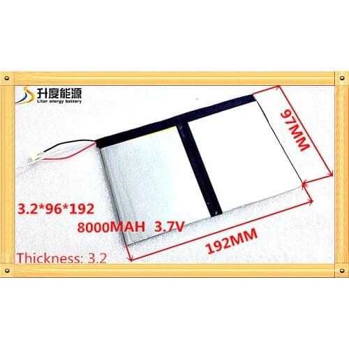 3.7V 8000mAh For Teclast X98 air 3G P98 3G v99i Tablet PC Battery 3 wire Perfect quality of large capacity alternatives