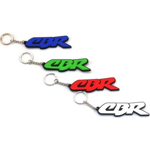 3D Motorcycle Accessories Motorcycle KeyChain Rubber Motorcycle Key Chain For HONDA CBR Locomoti model
