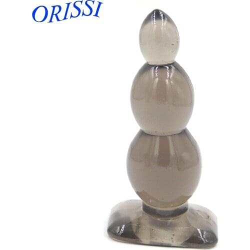 ORISSI 115x38mm 3 Balls Anal Beads Smooth Touch Butt Plug Massager Sex Products for Couple Anus Masturbator Anal Sex Toys