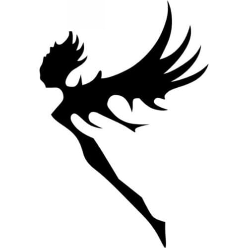 Elf Car Sticker Decals Are Suitable for All Kinds of Auto Supplies, Personalized Motorcycle Stickers, Black/white, 14cm*10cm