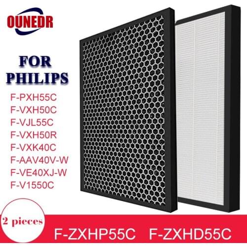 F-ZXHP55C F-ZXHD55C HEPA Active Carbon Filters For Panasonic F-PXH55C F-VXH50C F-VJL55C F-VXH50R Air Purifier