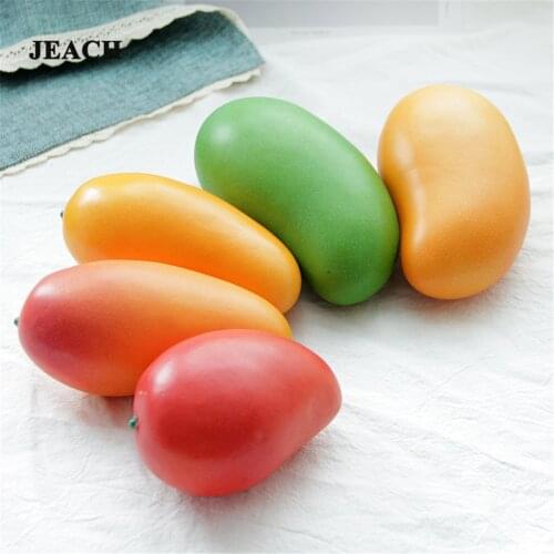 Simulation mango faux fruit props photo props hotel shop home house kitchen cabinet decoracion artificial fake fruit model toys