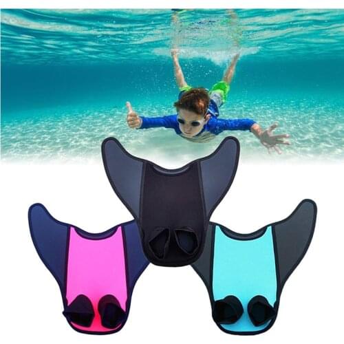 Adult Children Swimming Fins Duck Fins Rubber Short Swimming Fins Size Adjustable Fins Neutral Fins Diving Equipment