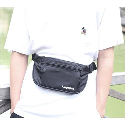 RFID Anti-theft Belt Bag Sport Fanny Pack Waterproof Light Thin Crossbody Chest Bag Women Travel Passport Card Storage Waist Bag